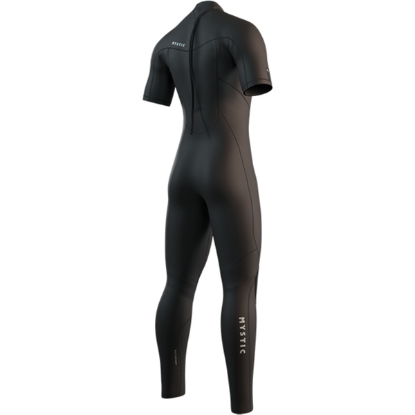 Mystic Star 3/2mm Back Zip 2025 Våddragt Med Korte Arme Til Mænd 35000.250028 - Black